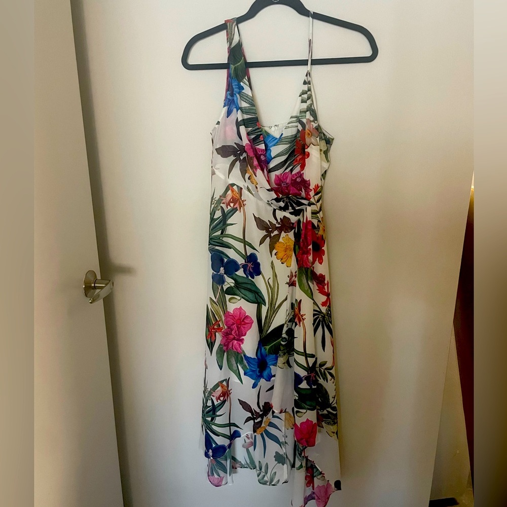 Parker NY Tropical High Low Dress Size XS